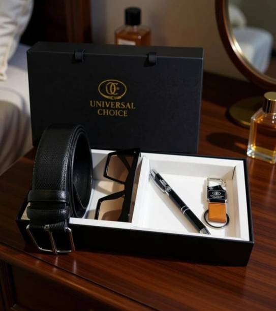 UNIVERSALCHOICE Belt, Keychain, Pen Gift Set