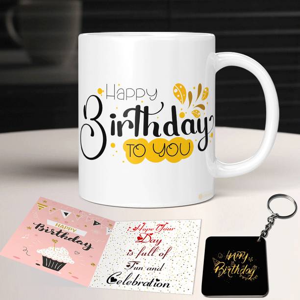 GiftsOnn Mug, Keychain, Greeting Card Gift Set