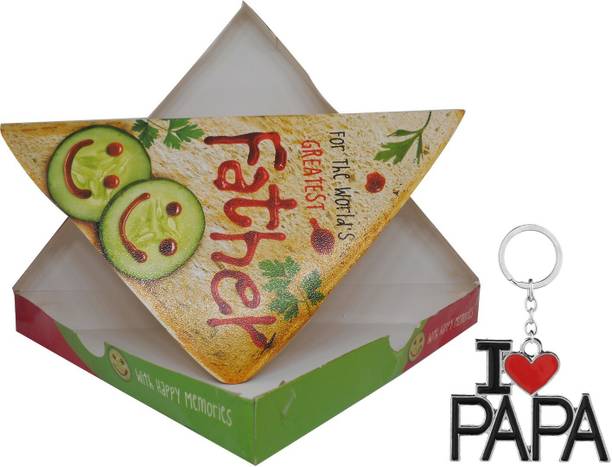 Saugat Traders Greeting Card, Keychain Gift Set