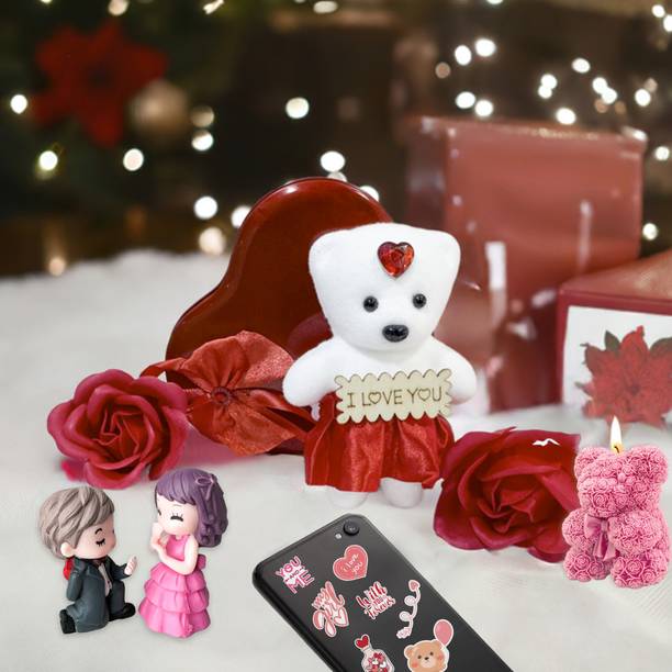 specialyou.in Soft Toy, Artificial Flower, Showpiece, Sticker, Candle Gift Set