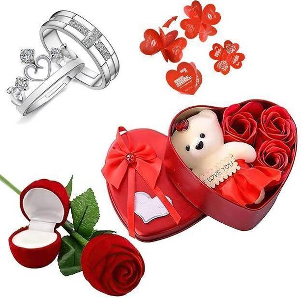 PRIDE STORE Artificial Flower, Soft Toy, Jewellery, Showpiece Gift Set