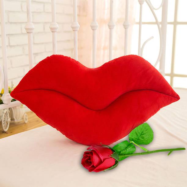 Avirons Cushion, Artificial Flower Gift Set