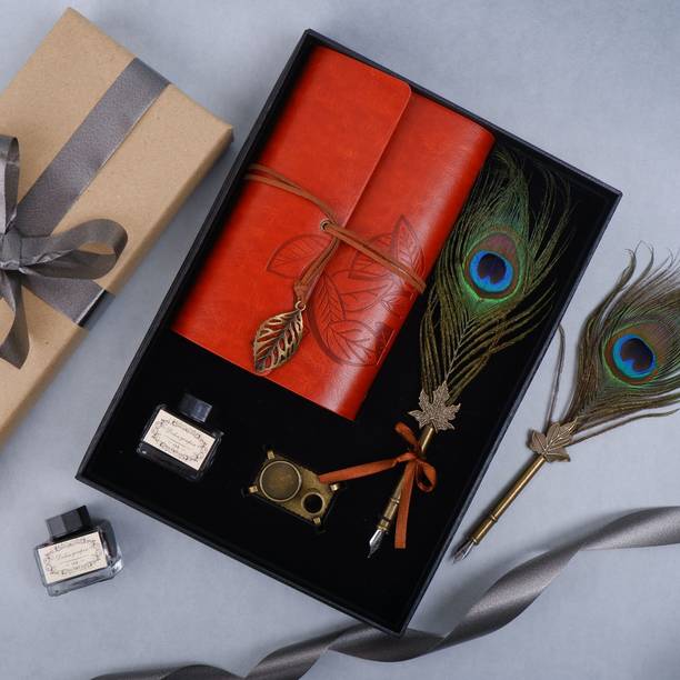 Tan & Thread Gift Box, Pen, Pen Stand, Dairy Gift Set