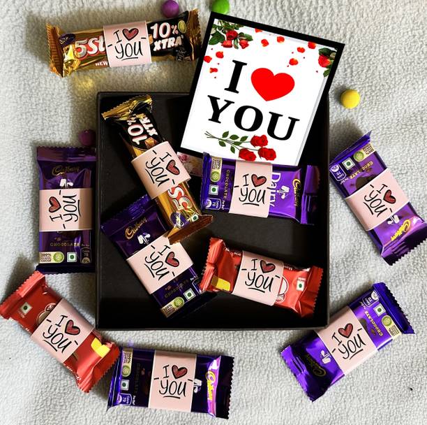 OddClick Unique I Love You Valentine gift Chocolate Gifts Box Combo Pack Combo