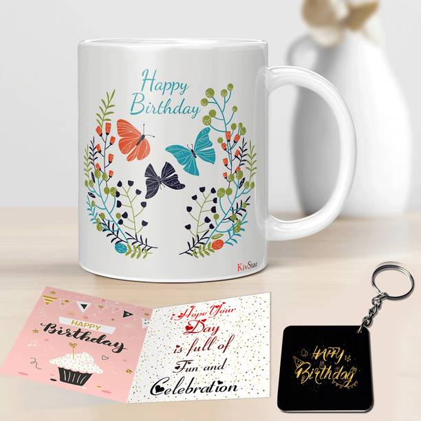 KivStar Mug, Keychain, Greeting Card Gift Set