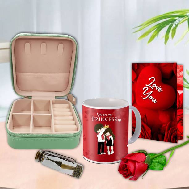 ME&YOU Artificial Flower, Message Pills, Greeting Card, Gift Box, Mug Gift Set