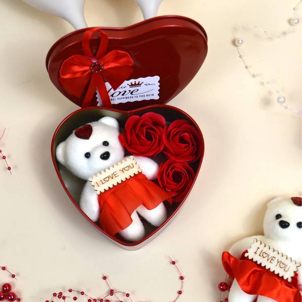 BUC Artificial Flower, Soft Toy Gift Set