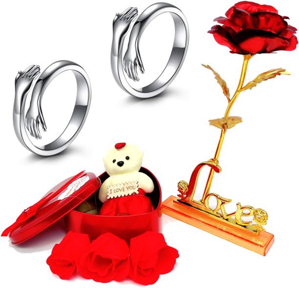 THE INDIA STYLE Artificial Flower, Jewellery, Soft Toy Gift Set