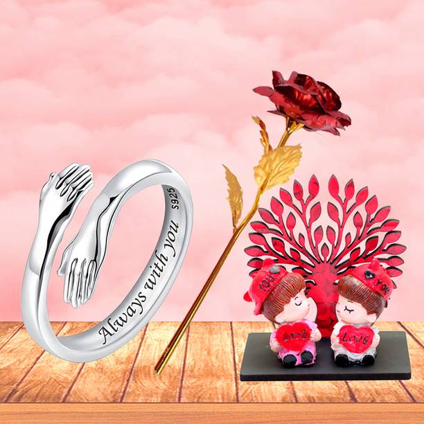 Jewelgenics Artificial Flower, Cushion, Jewellery Gift Set