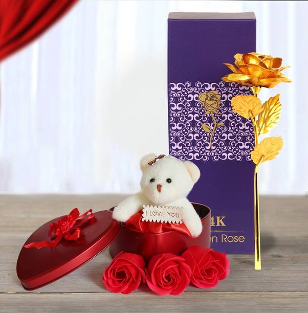 TIED RIBBONS Artificial Flower Gift Set