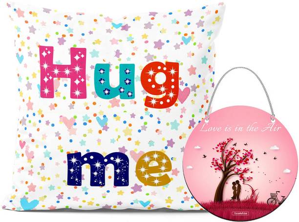 TrendoPrint Wall Hanging, Cushion Gift Set
