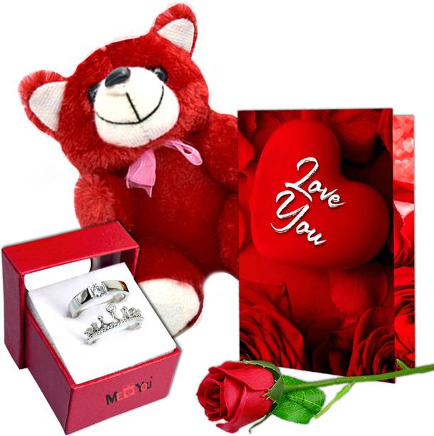 ME&YOU Greeting Card, Artificial Flower Gift Set