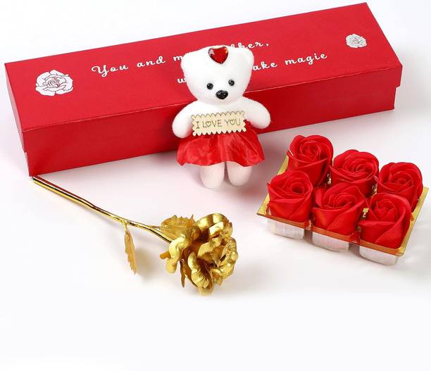 Rozi Decoration Artificial Flower Gift Set