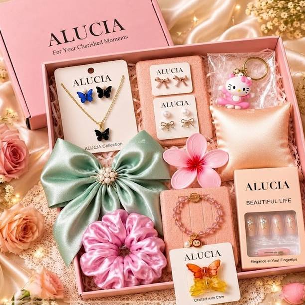 Alucia Bracelet, Gift Box, Keychain, Jewellery Gift Set
