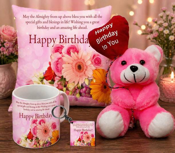 ME&YOU Cushion, Mug, Keychain, Soft Toy Gift Set