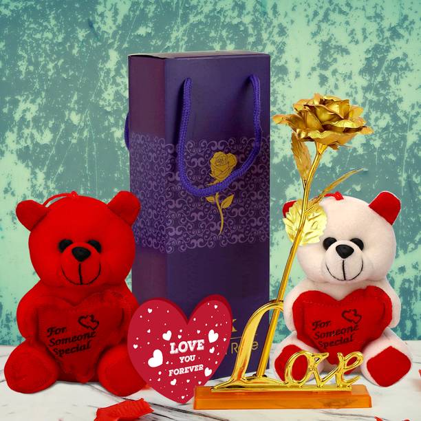 SKY TRENDS Artificial Flower Gift Set