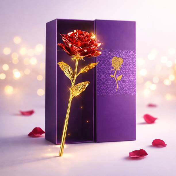 ZYRUSIA Artificial Flower, Showpiece Gift Set