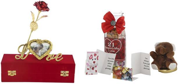 INTERNATIONAL GIFT Artificial Flower Gift Set