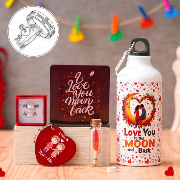 Tonkwalas Artificial Flower, Showpiece, Jewellery, Sipper, Keychain, Message Pills Gift Set