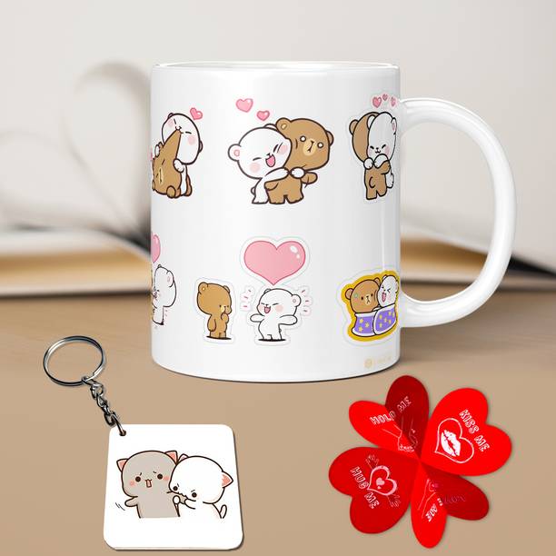 GiftsOnn Mug, Keychain, Greeting Card Gift Set