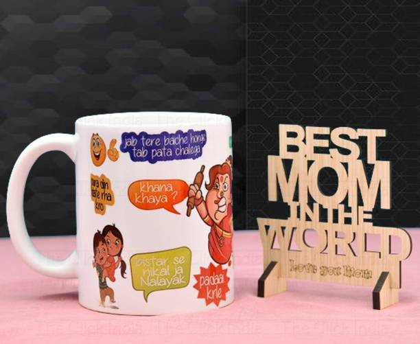 THE CLICK INDIA FUNNY QUOTES MUG FOR MOTHER/MOM ON MOTHERS DAY/BIRTHDAY Ceramic Coffee Mug