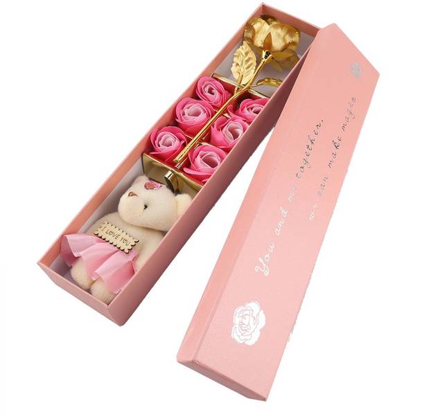 Rozi Decoration Artificial Flower Gift Set