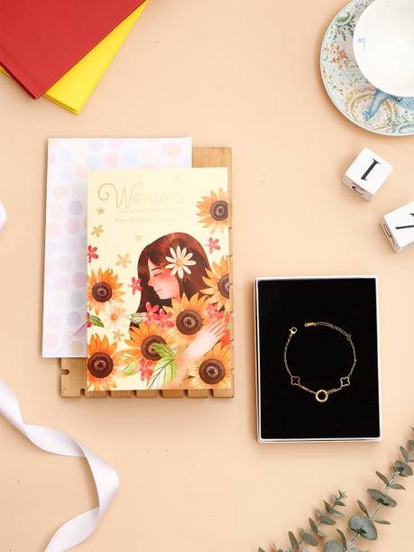 ARCHIES Greeting Card, Bracelet Gift Set