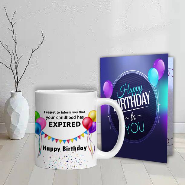 ME&YOU Greeting Card, Mug Gift Set
