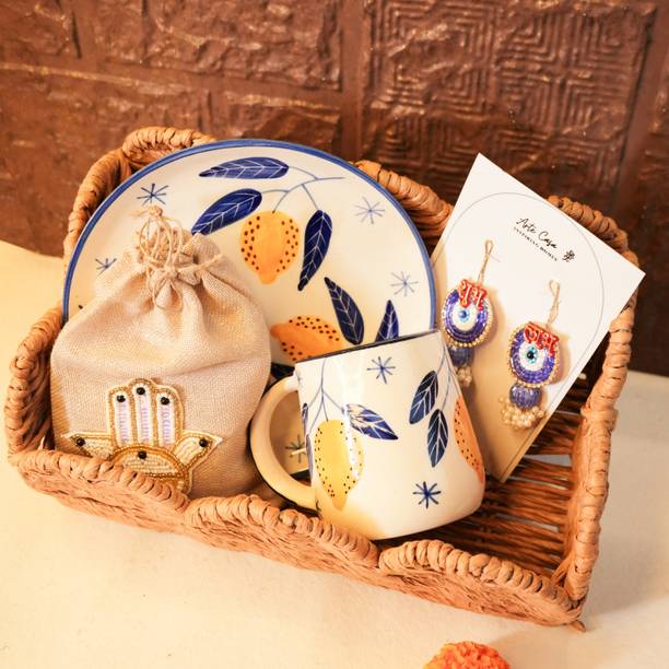 ArteCasa Coaster, Greeting Card, Mug, Showpiece Gift Set