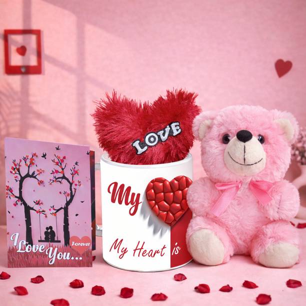 PaMeG Mug, Greeting Card, Soft Toy Gift Set