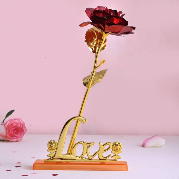 Radiant Crafts Artificial Flower, Showpiece, Greeting Card Gift Set