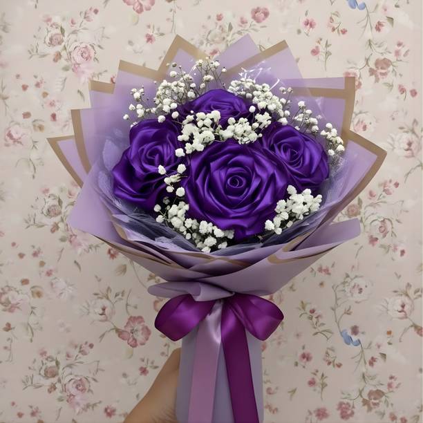 MOBOMAKES Artificial Flower Gift Set
