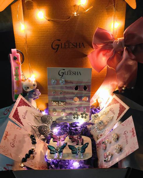 Giftgram Bracelet, Gift Box, Jewellery, Key Ring Gift Set