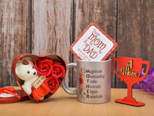 PRIDE STORE Mug, Showpiece, Greeting Card, Artificial Flower, Soft Toy Gift Set