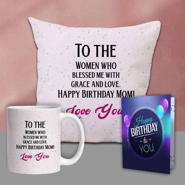 ME&YOU Cushion, Mug, Greeting Card Gift Set