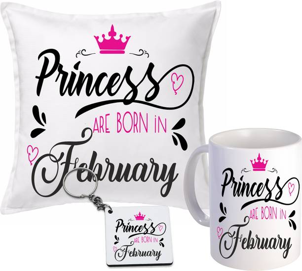 PrintingWorld Cushion, Cushion Cover, Mug, Keychain Gift Set