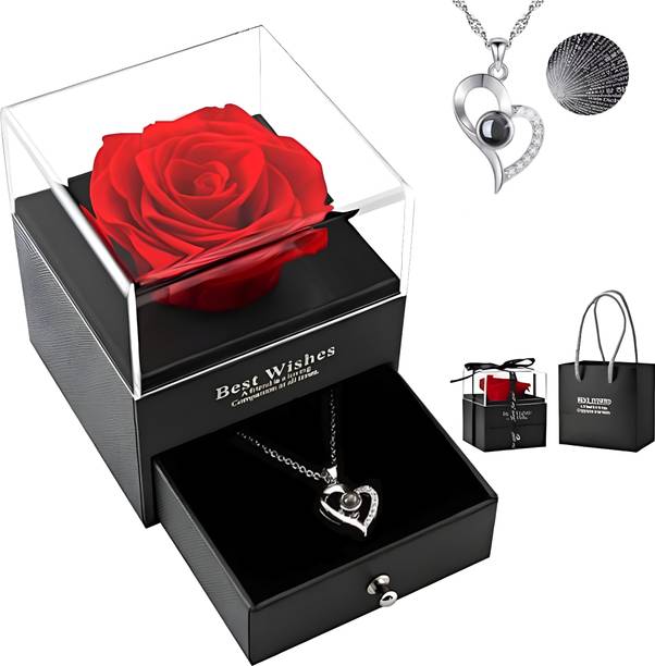 LeWIS Jewellery, Artificial Flower, Showpiece, Greeting Card Gift Set