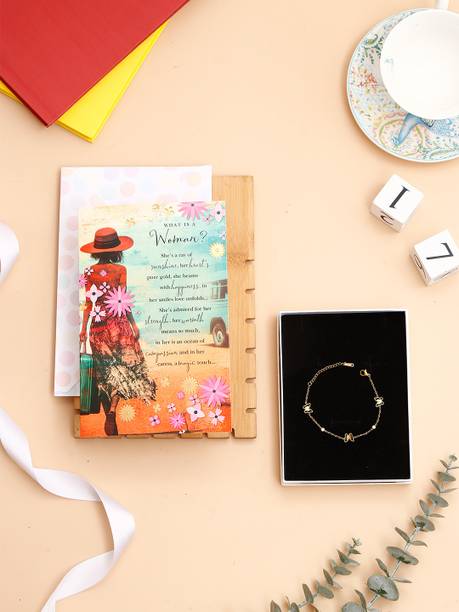 ARCHIES Greeting Card, Bracelet Gift Set