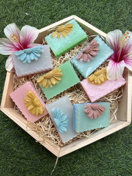Wrapped whimsy hampers Soap, Sticker, Flower Bouquet, Fresh Flower, Gift Box, Deodorant, Perfume, Flower Basket Gift Set