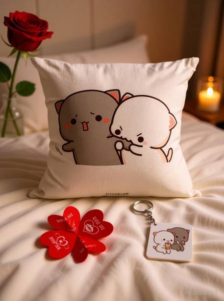 Cronkraft Cushion, Keychain, Greeting Card Gift Set