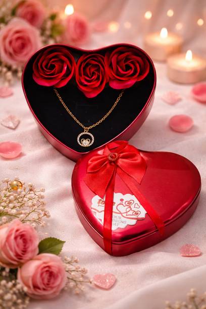 DecorSip Gift Box, Artificial Flower, Showpiece Gift Set
