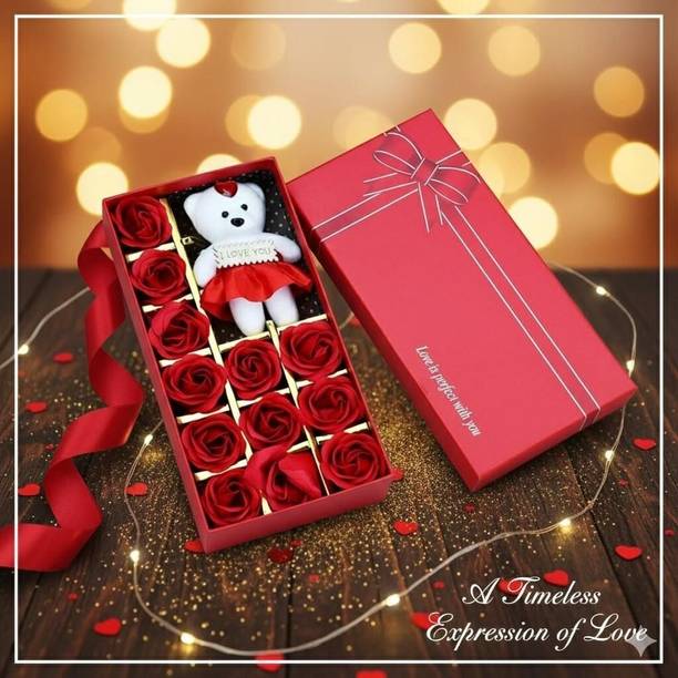 AARNO Artificial Flower Gift Set
