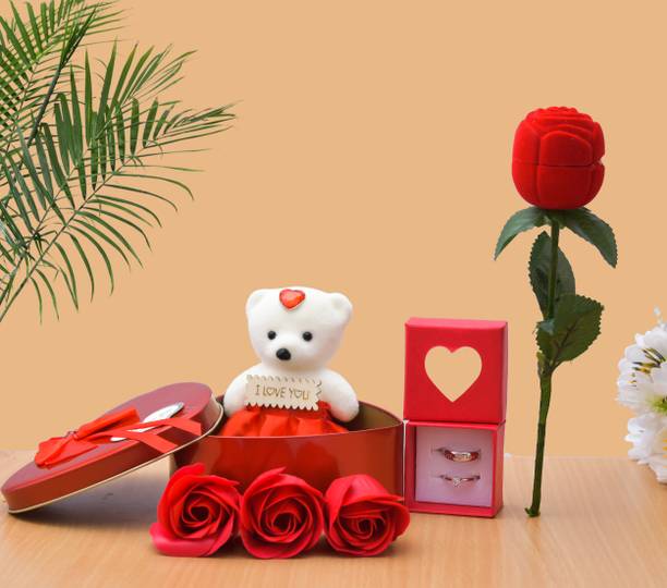 arvind's Artificial Flower, Soft Toy, Jewellery Gift Set