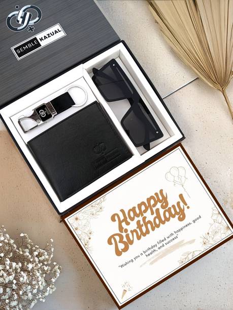 SEMBLE KAZUAL Wallet, Keychain, Greeting Card, Gift Box Gift Set