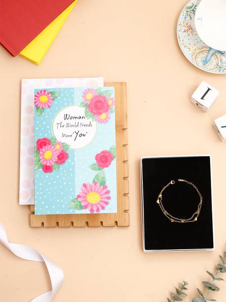 ARCHIES Greeting Card, Bracelet Gift Set