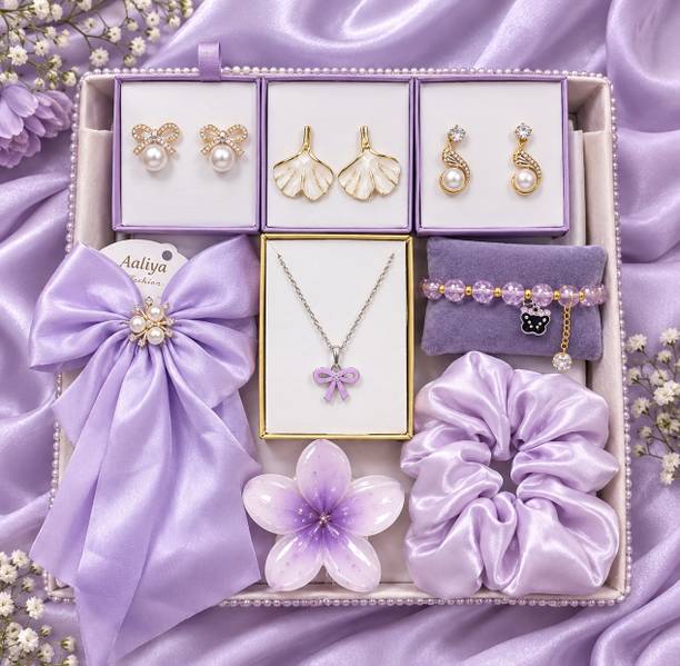 SIMHARIT Greeting Card, Jewellery, Gift Box Gift Set