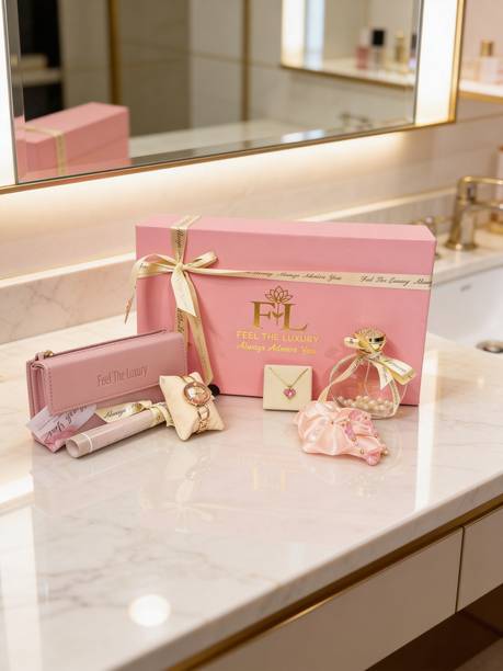 flfeeltheluxury Gift Box, Wallet, Watch, Perfume, Bracelet, Jewellery, Wall Clock Gift Set