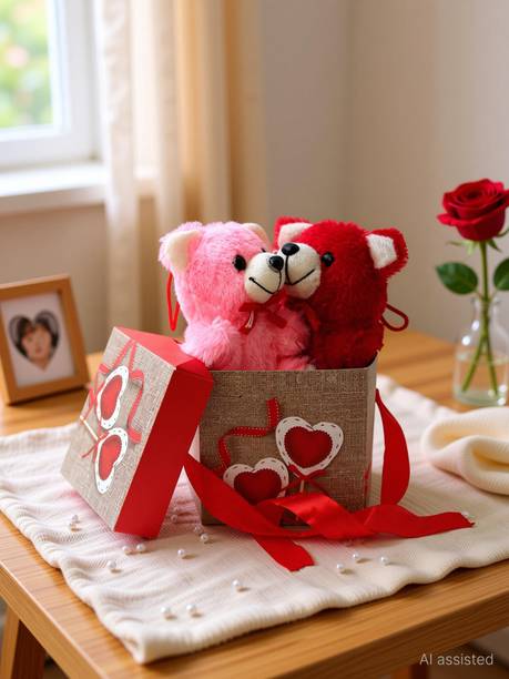 TIED RIBBONS Soft Toy Gift Set