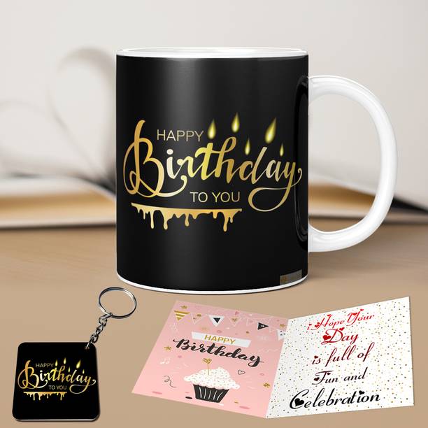 GiftsOnn Mug, Keychain, Greeting Card Gift Set