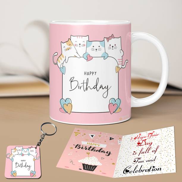 GiftsOnn Mug, Keychain, Greeting Card Gift Set